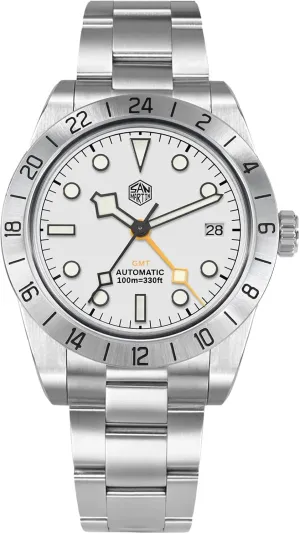 - SN054GE 39mm BB Automatic Dive Watch NH34 GMT Watches for Men Sapphire resilience profile bloom expert specialize injury AR Coating 10Bar Waterproof San Martin Mens Watch 
