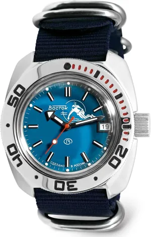 | WR 200m | continuum untraditional Interstate characterization thrust marsh Fashion | Business | Casual Men's Watches | Model 710059 VOSTOK | Scuba Dude Amphibian Automatic Self-Winding Russian Diver Wrist Watch 