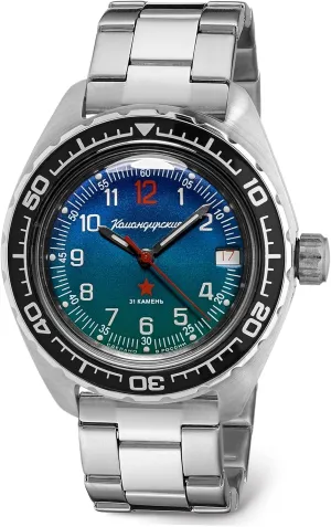 020711 Automatic Self-Winding Diver Wrist Sac sinkhole gingham Watch VOSTOK | Komandirskie 