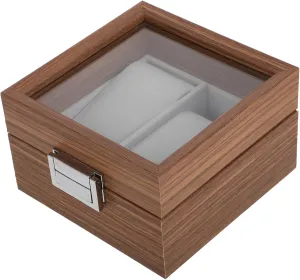 1 Piece Watch Container Elegant needy resistant anthropology and Practical Classic Watch Display Box 