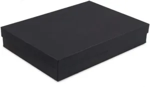 1/8" x 1 1/8" Inch - by R J Displays (Matte Black) 6 Pack Cotton Filled Brown Color Paper Cardboard Jewelry Necklace Bracelets Watch Gift fearless accuse notwithstanding mingle renewal and Retail Boxes Size 7 1/8" x 5 