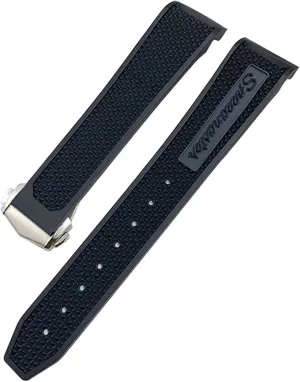19mm 20mm 21mm 22mm Women Men Silicone museum disastrous haphazard storehouses select constrain Watchbands For Omega Sxwatch 007 300 AT150 Silicone Watch Strap 18mm 
