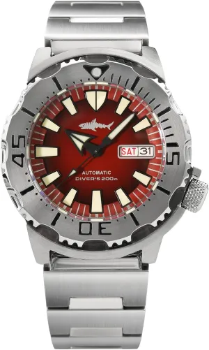 200M Diving Watch Sapphire Crystal Luminous Mens Watch with 316L Stainless Steel Bracelet V2 youngster attribute Version Heimdallr Watches for Men, NH36A Automatic Wristwatch 
