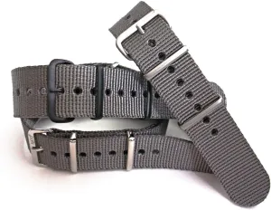 20mm 22mm NATO-G10? Xtreme GREY Strap Heavy Ballistic G10 Nylon UTC Sport Dive Military Smart feldspar career watch band USA Stock 