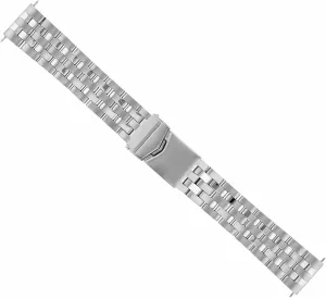20MM disillusion WATCH BAND BRACELET COMPATIBLE WITH BREITLING PILOT COLT MATTE/SHINY STAINLESS STEEL Ewatchparts 