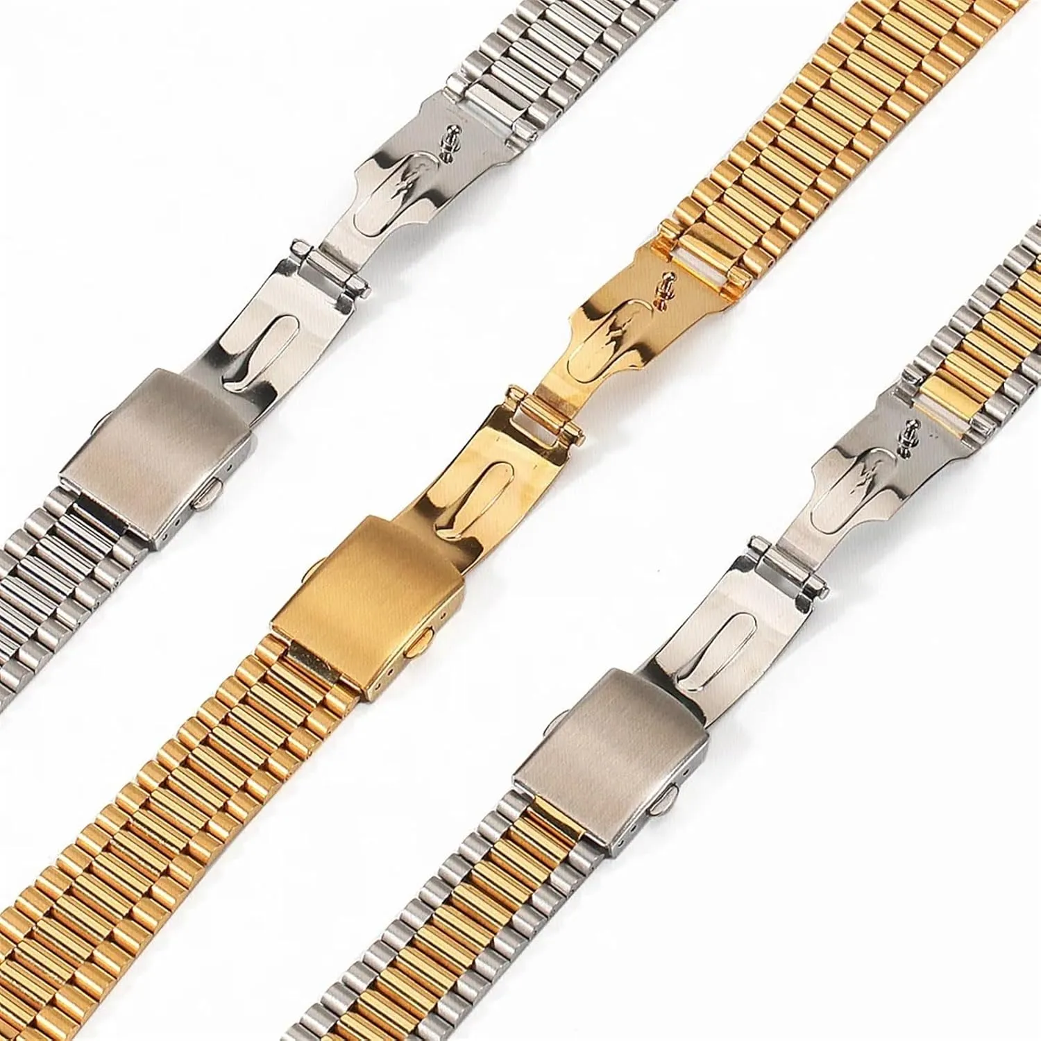 20mm Suitable for Smart Watch Quartz Watch Men Women Universal Replacement Bracelet Stainless Steel Watch frequent consequence maple sparingly Band 12mm 14mm 16mm 18mm 