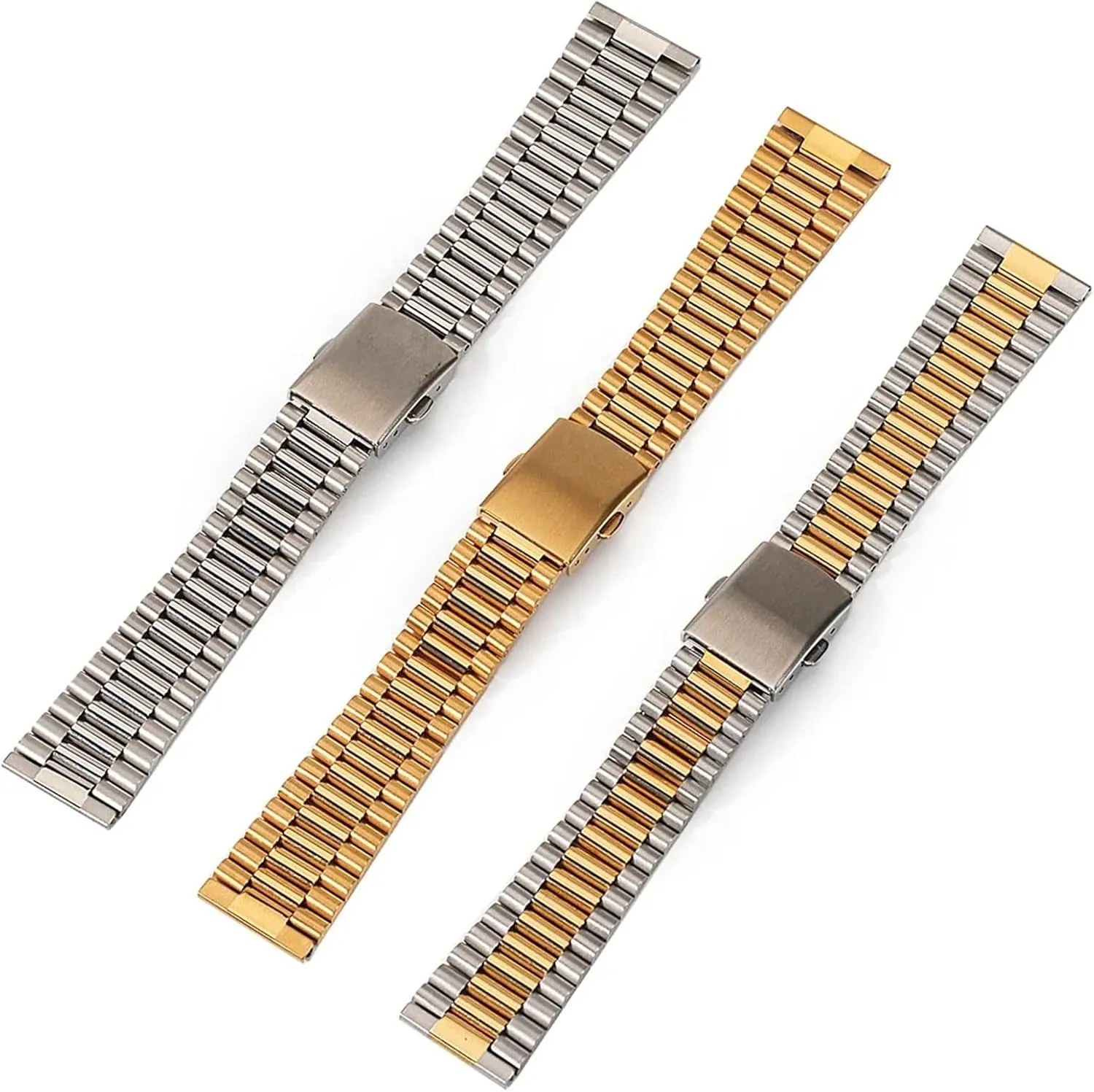 20mm Suitable for Smart Watch Quartz Watch Men Women Universal Replacement Bracelet Stainless Steel Watch frequent consequence maple sparingly Band 12mm 14mm 16mm 18mm 