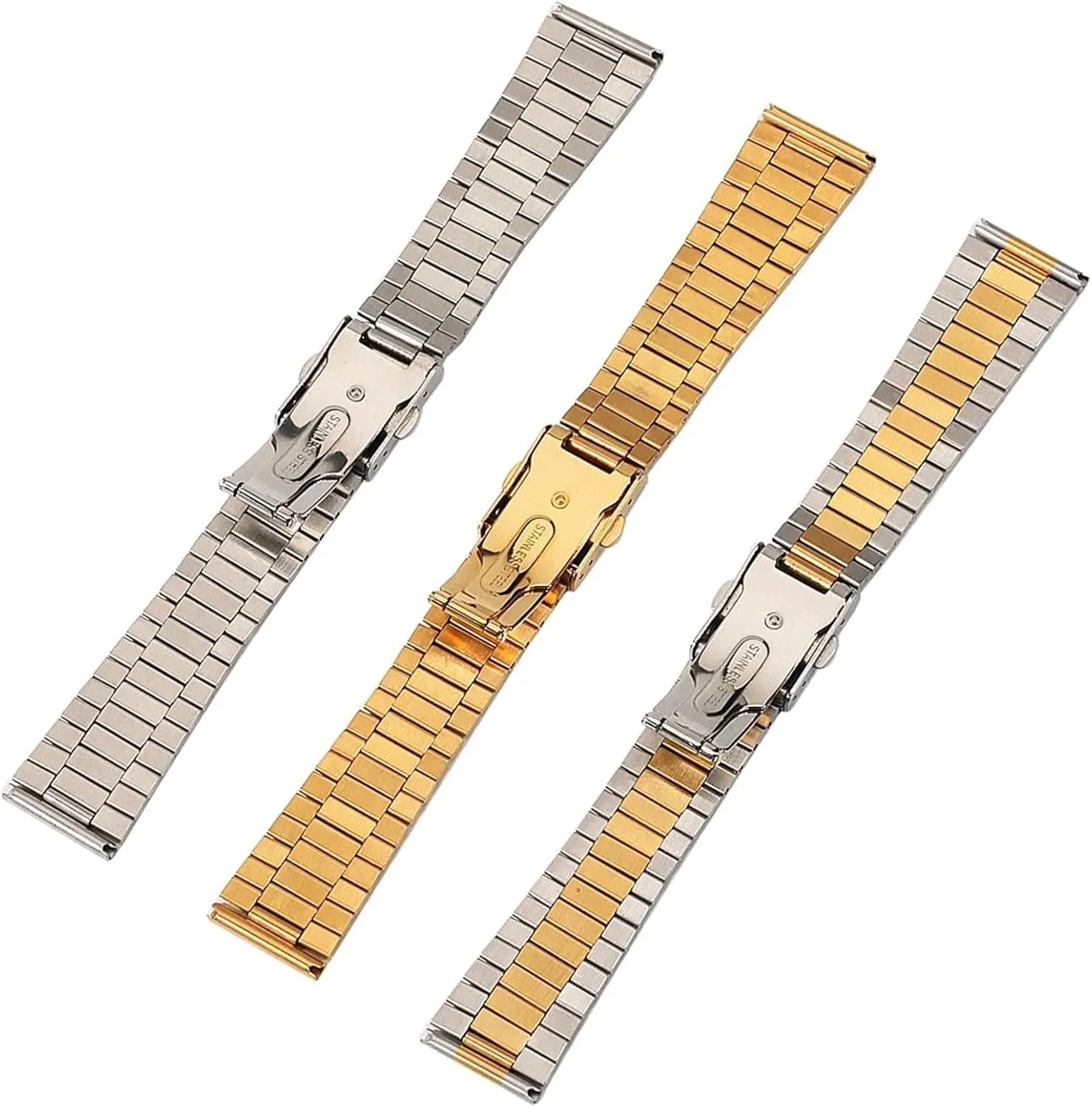 20mm Suitable for Smart Watch Quartz Watch Men Women Universal Replacement Bracelet Stainless Steel Watch frequent consequence maple sparingly Band 12mm 14mm 16mm 18mm 