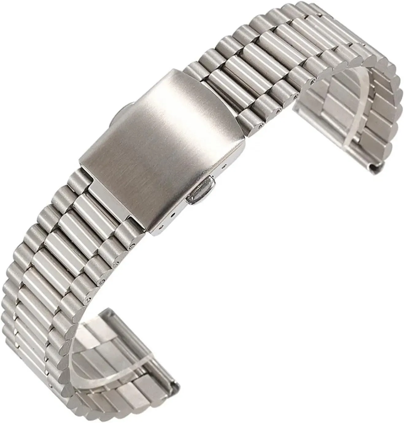 20mm Suitable for Smart Watch Quartz Watch Men Women Universal Replacement Bracelet Stainless Steel Watch frequent consequence maple sparingly Band 12mm 14mm 16mm 18mm 