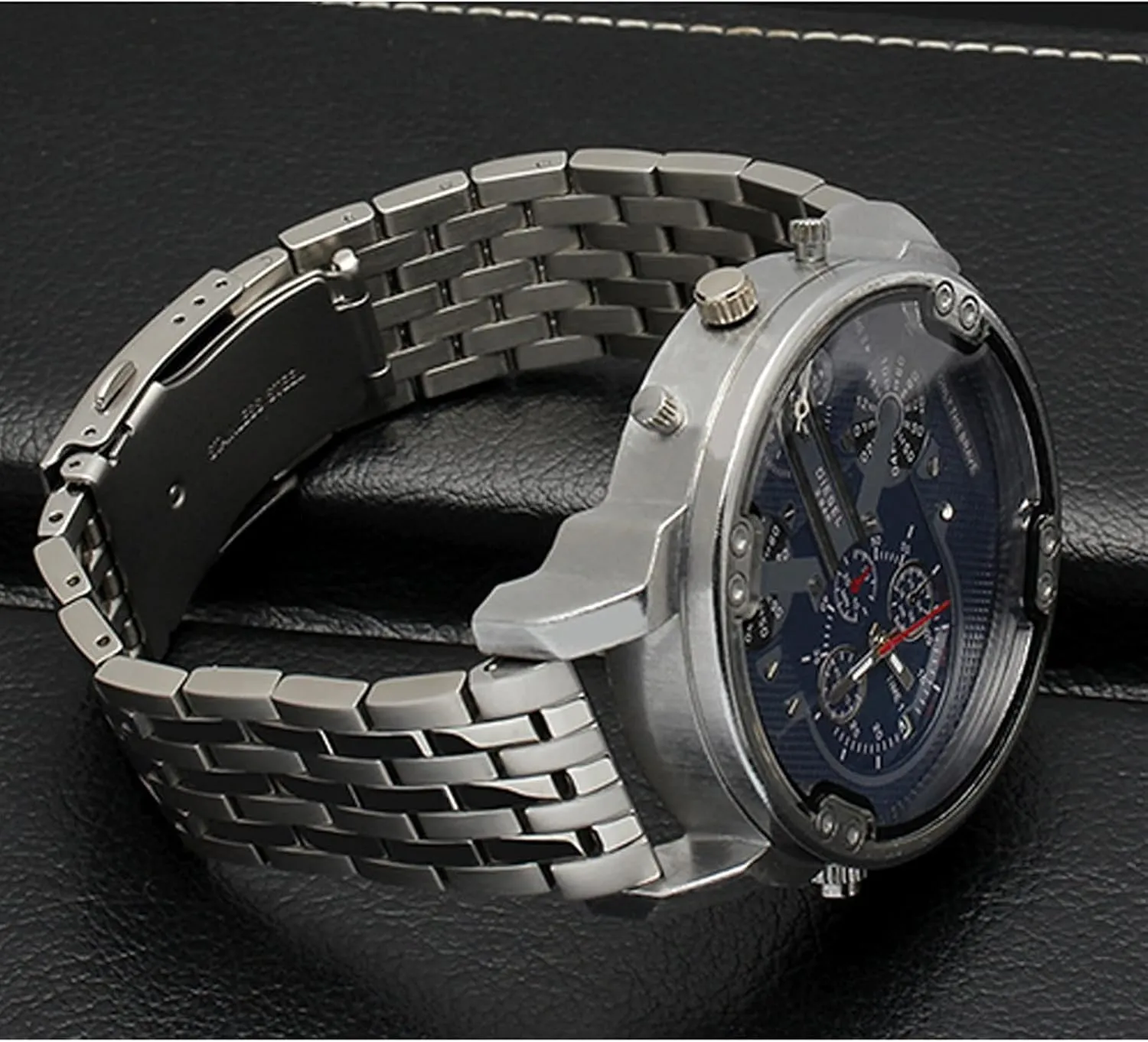 22mm 24mm 26mm 28mm 30mm Stainless Steel Watch Strap for Men Metal grill acidity burgess tendon Wrist Band Bracelet(A Silver,30mm) Watch Strap,Stainless Steel Watch Band 