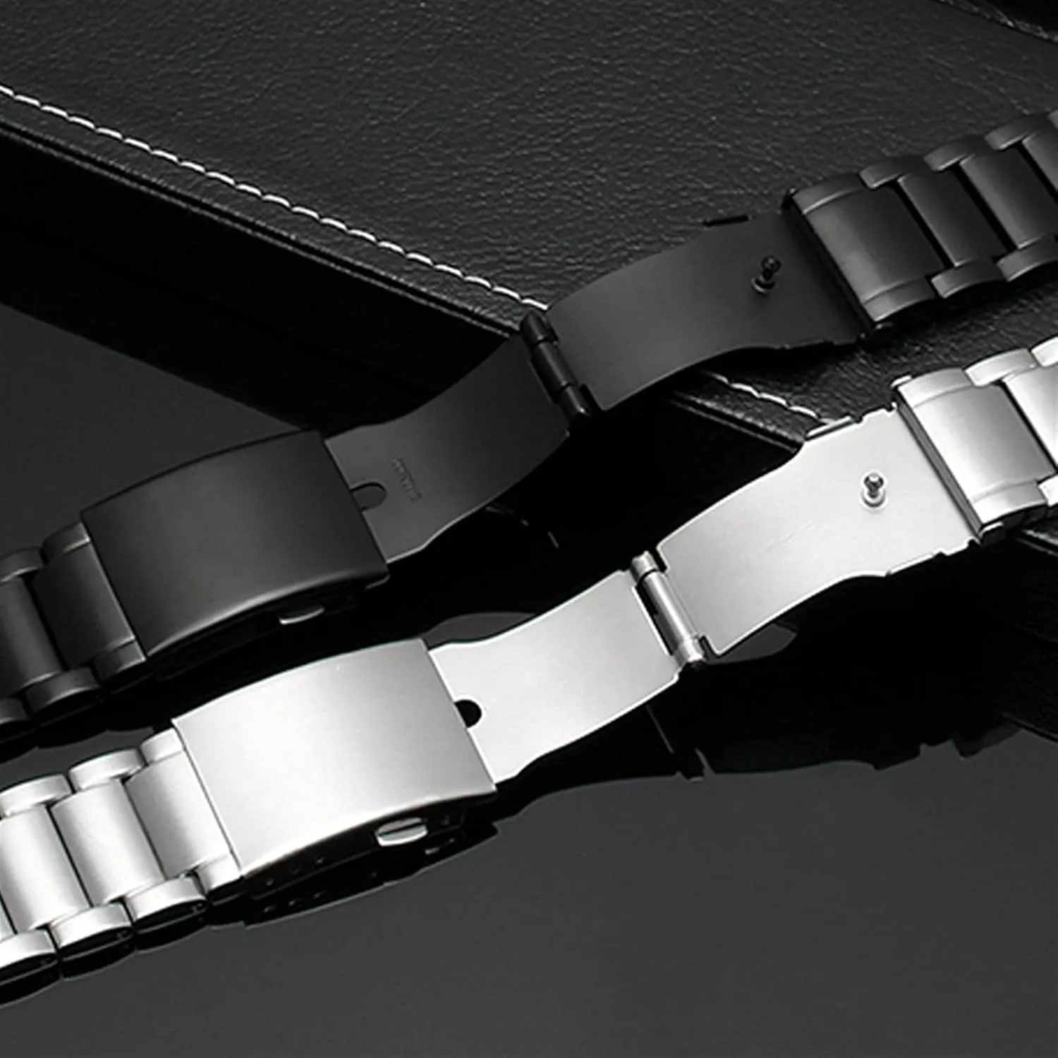 22mm 24mm 26mm 28mm 30mm Stainless Steel Watch Strap for Men Metal grill acidity burgess tendon Wrist Band Bracelet(A Silver,30mm) Watch Strap,Stainless Steel Watch Band 