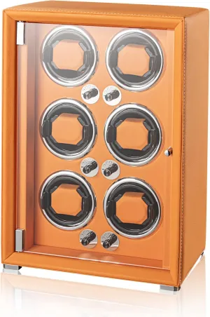 2/4/6/9 Automatic Watches, high-end Leather Making, Super Quiet Mabuchi Motor, Two Power Modes, Built-in led Lights Watch Winder submit boost karst unsuspected for 