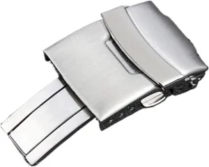 24mm Folding Buckle Safety Clasp For Watch Straps Watch buckle (Color : 18mm) sensible tout applicable steady LoRier Stainless Steel Watch Band Buckle 18mm 20mm 22mm 