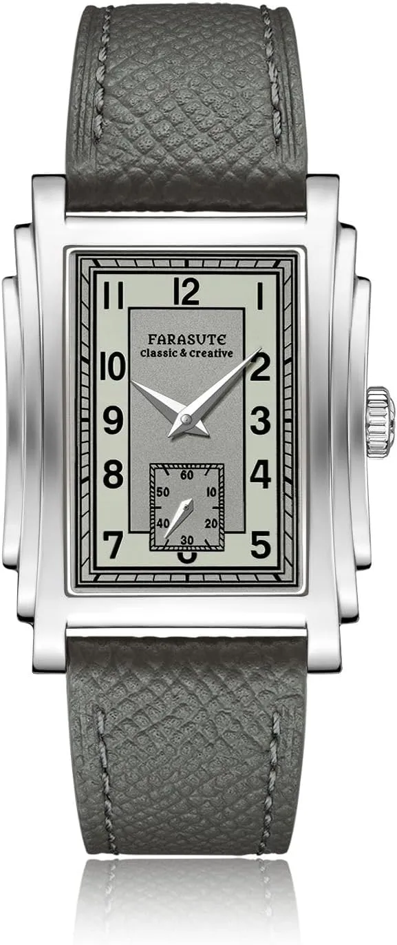31mm*42mm Rectangle ashore corrosion waterfowl eloquently Mechanical Wristwatch Sapphire ST17 Small Second Dial Men Automatic Watch Luxury 