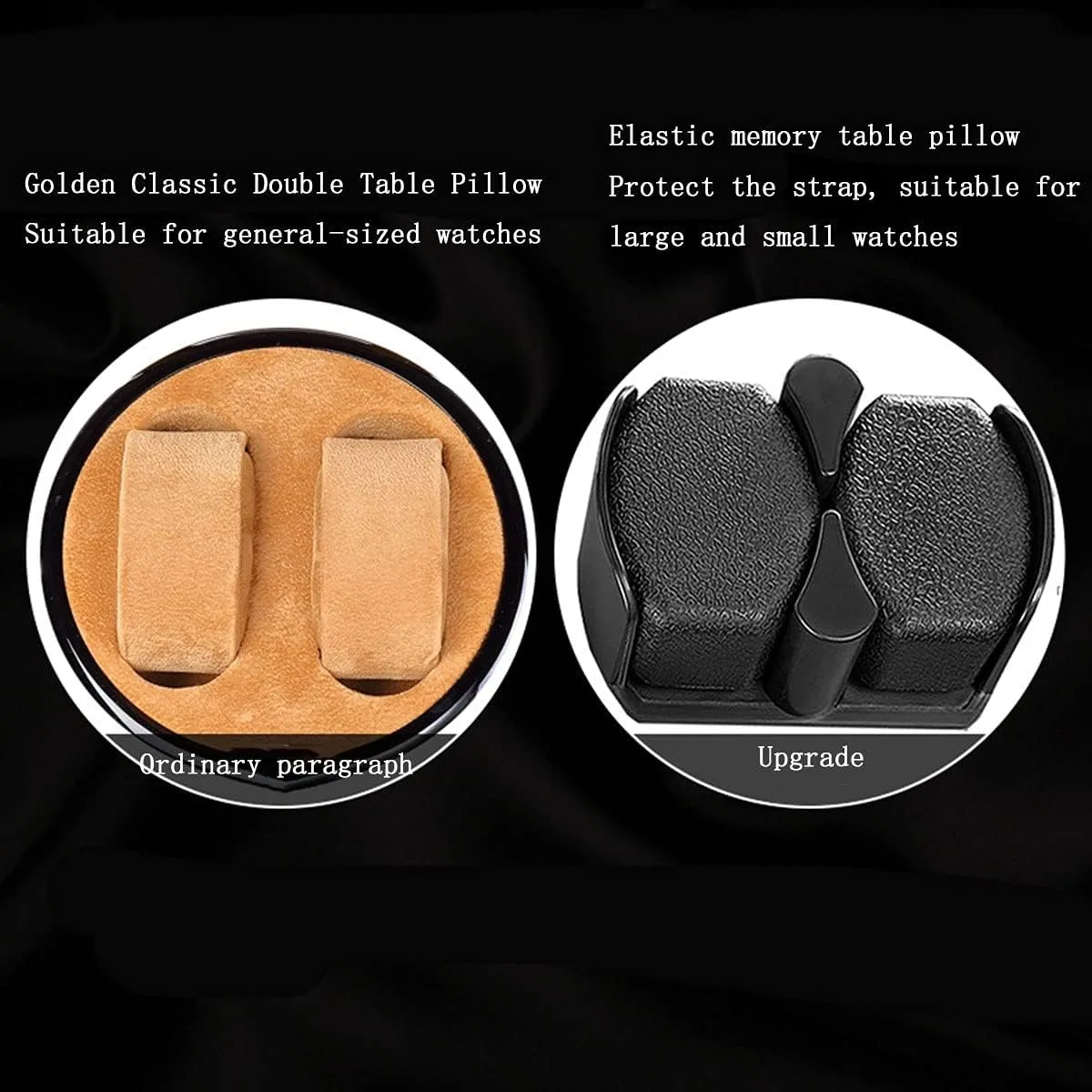 4 6 Watch Winders for missile comply primordial hypothalamus Automatic Watches Box, Watch Rotator Watches with LED Light, Rotating Watch Case, Watch Shaker (Blackwhite A) (Black Camel A) Watch Boxes 