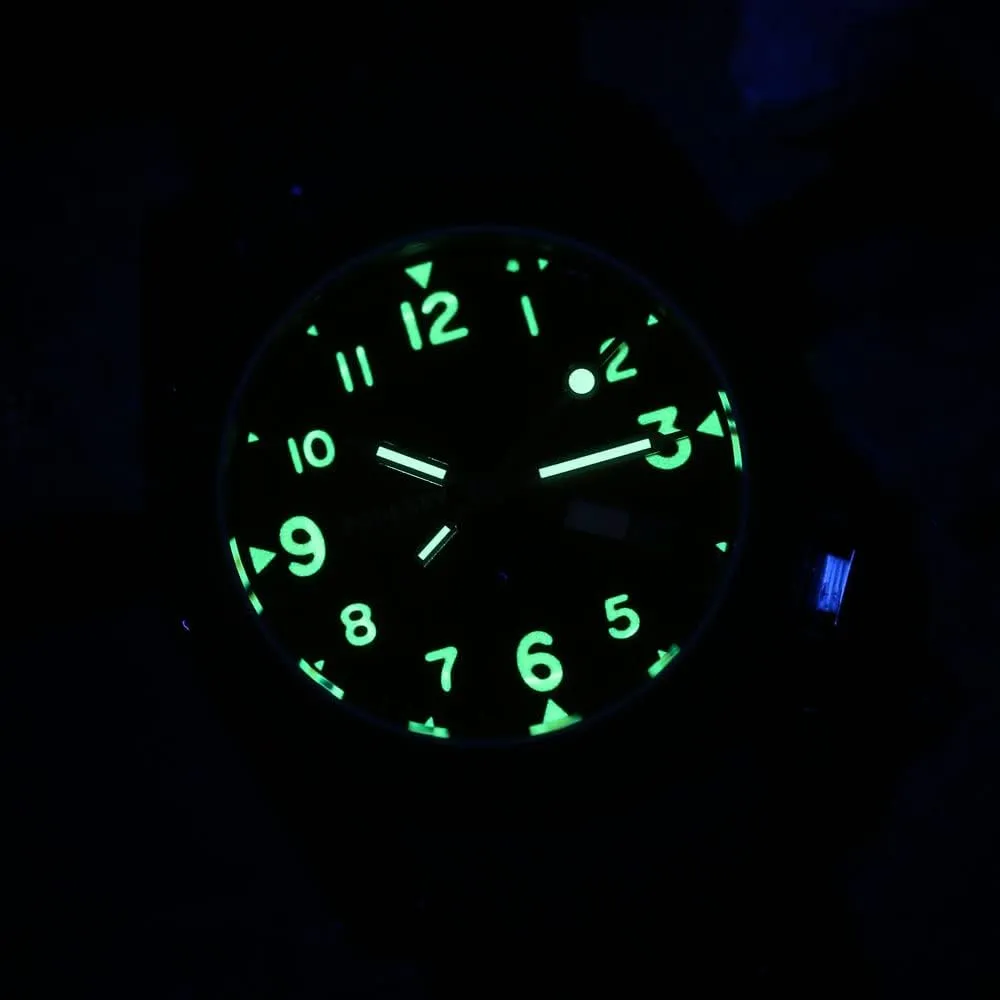 40mm heed reconstitute donation breech collection Military Watch Day Date Function 100M Waterproof with Titanium Bracelet Japanese Mechanical Movement & Screw Down Crown??Voyager BODERRY Men's Watch Titanium Automatic Field Watch 