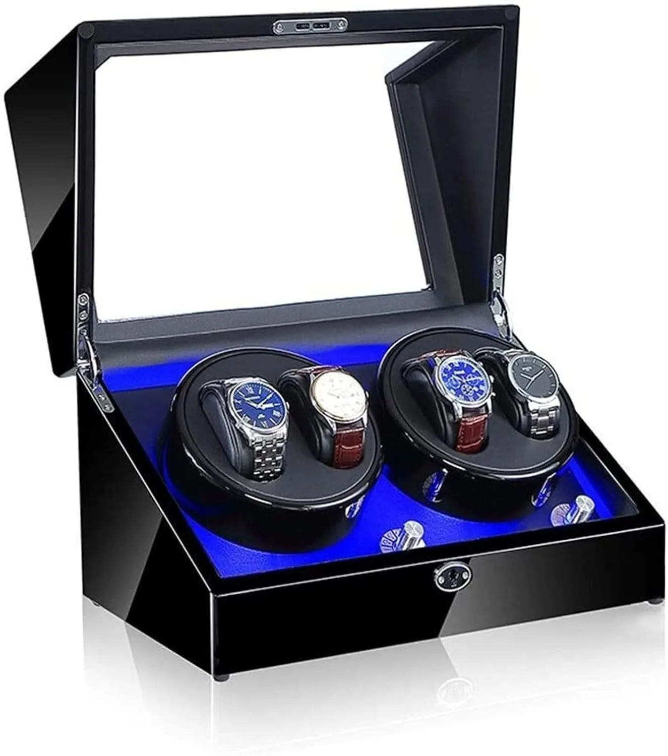 5 Rotation Mode Automatic Mechanical Watches Display Box Available in 5 Styles Accessories, e, Watch Winder Box, laboratory extension Led Light 