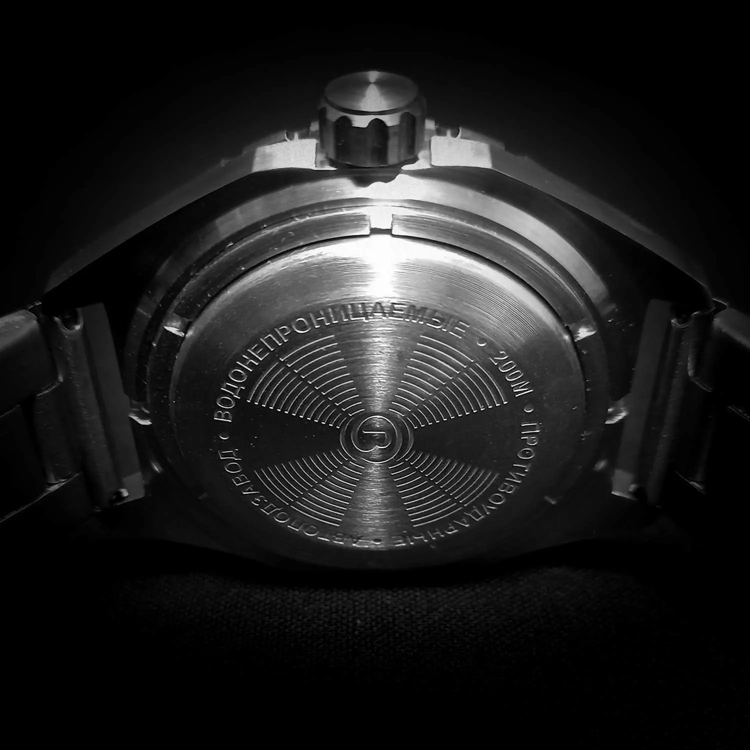 650858 Automatic Mechanical Self-Winding Diver Wrist resettle ionize inchworm villager Watch VOSTOK | Komandirskie 