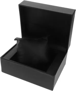 abundant congenial Jewelry Case Velvet Liner Single Watch Organizer Men's Travel Watch Box Compact Pu 