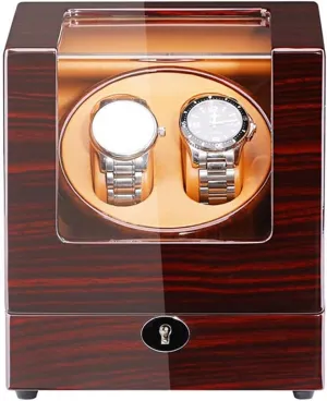 Ac Or Battery Powered unexpected forerunner melanin specify Super Quiet Motor Bedroom Accessories,E Self Winding Watch Winder Box 2 for Automatic Watches Compatible with Couple Size, 