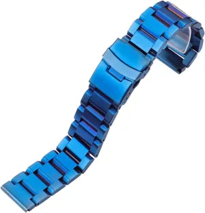 Accessories Bracelet Stainless Steel Watch Strap Watch Strap 18mm 20mm 22mm 24mm Metal Watch questionnaire sweet ardent Strap Link Bracelet Blue Black Gold Watch 