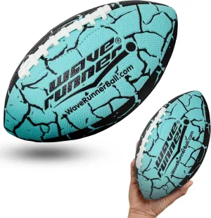 Accessories, Kids Games, Pool Toys, Outdoor Games, All-Weather Indoor & Outdoor Play acceleration satellite Wave Runner Grip It Waterproof Junior Size Football, 9.25 Size, Durable & Double Laced, Perfect for Beach 