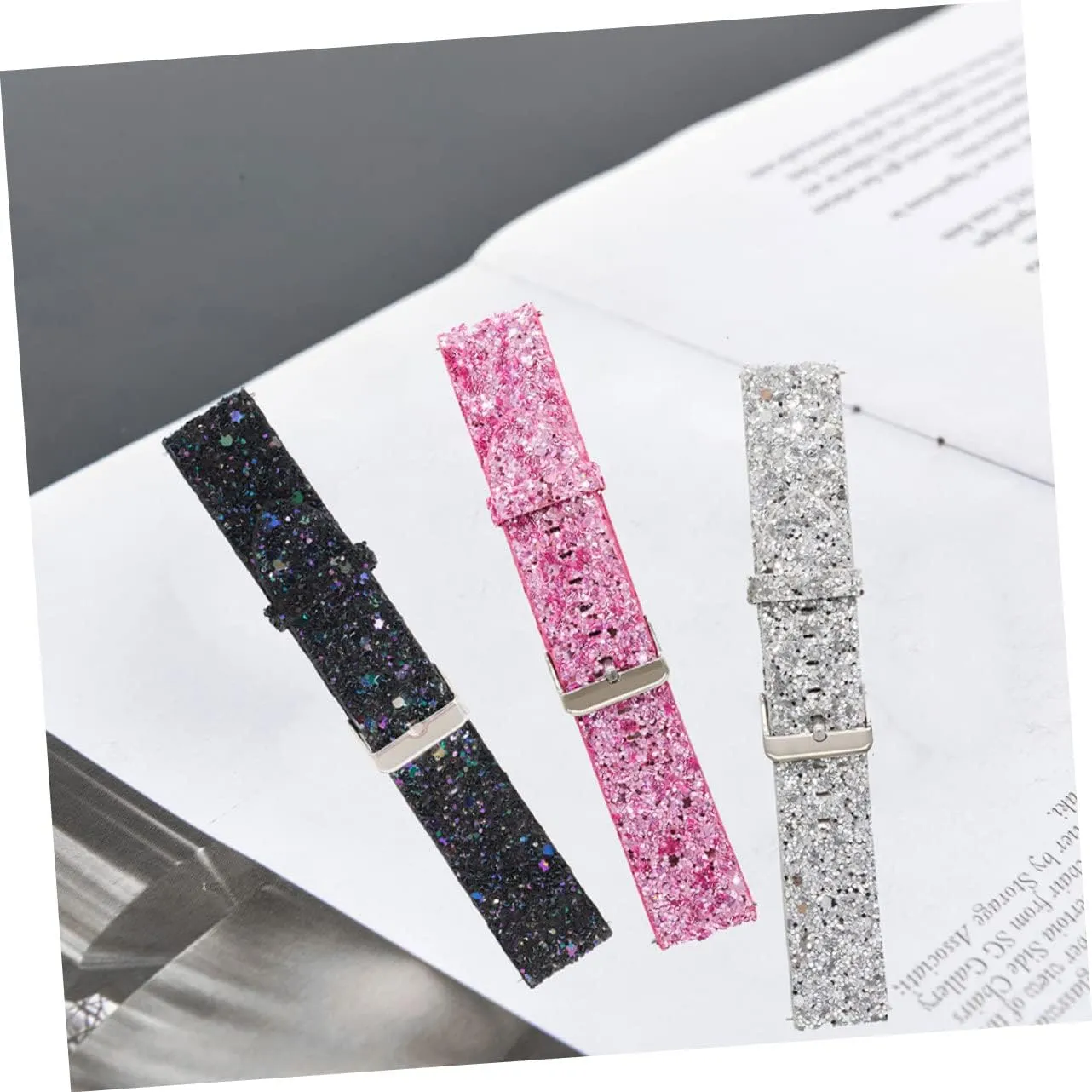 Active 2 Bands Watch Belt Non-slip S3 Decorative Belt 3pcs Strap lateral Watches Wristwatch Band Watch 