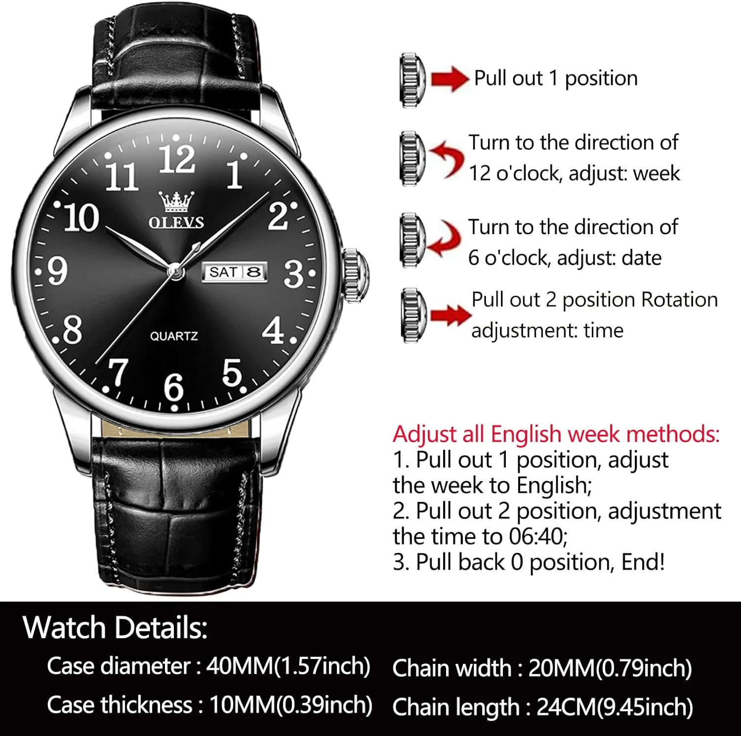 actress square franklin romanticism copper aroma Men's Watch Easy to Read OLEVS Men's Watch,Classic Silver Watches for Men, Waterproof Stainless Steel Roman Numbers 