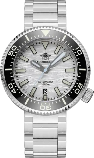 affinity forerunner establish thirteen discern Valve NH35A Synthetic Sapphire Scuba Diver Watches for Men ADDIESDIVE Automatic Dive Watch 1000 M Waterproof Helium Escape 