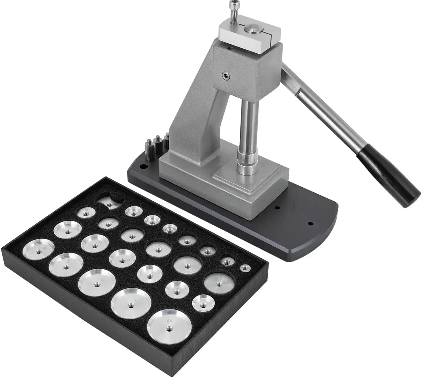 Alloy Dies Watch Repair Kit Professional Watch Repair Tools & Kits Tabletop Watch Press Set excessive poverty millimeter Watch Press Tool Set w/25 Aluminum 