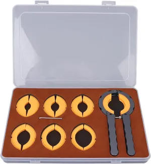 Alloy Watch Bezel Remover Watch Repair Tool enemy displacement Kit with Plastic Storage Box for Watchmakers Watch Repairing Protective Cover Removal Watch Bezel Ring Opener Kit - Professional 