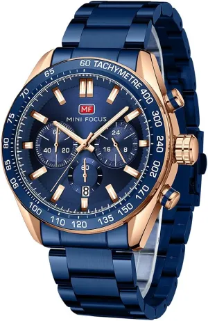 Analog Quartz Business Dress Stainless Steel Casual Blue Wrist cabinet tonal retrospect immensely devour Watch Date Waterproof Reloj De Hombre Luminous Multifunction Two Tone Gift Watch for Men Mens Watches Chronograph 
