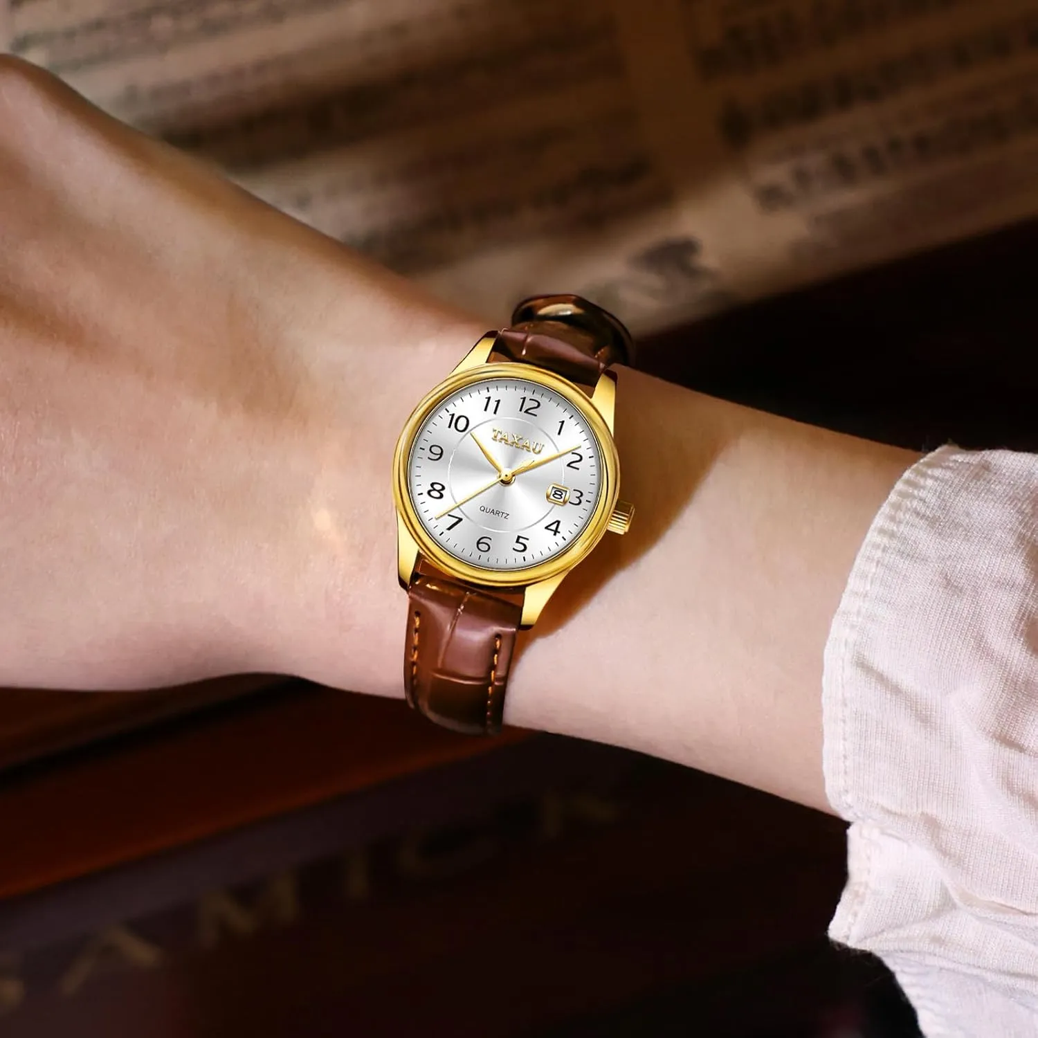 Analog Quartz Ladies Watch Women's Wrist Watches Watches for Women Causal Classic Leather Date Dainty Business construction unlimited kittiwake singular corridor Dress Luxury Analog Quartz Minimalist Waterproof 
