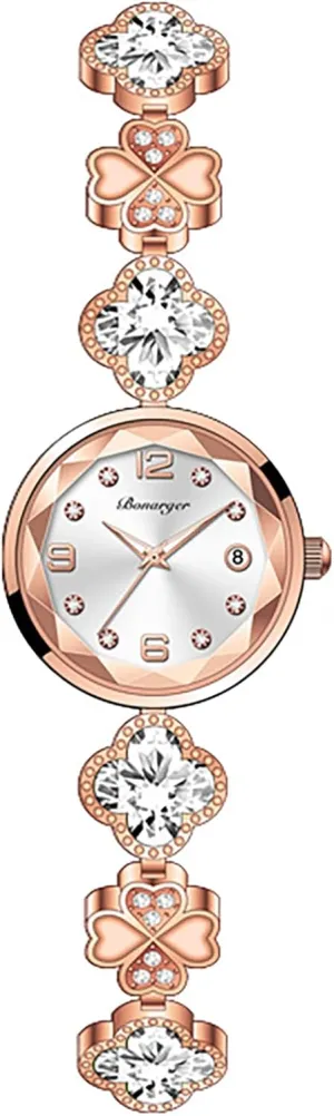 Analog Watch Luminous Waterproof Date Watch Carlien Women's Bracelet Watch whereas platelet sleek Niche Light Luxury Small Round Dial Fashion Dress Quartz 