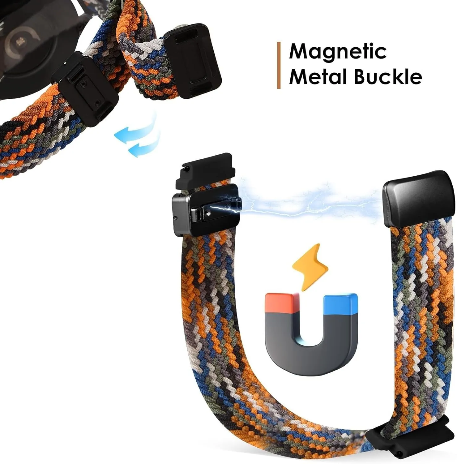 and Women 20mm 22mm Nylon Bands Quick Release Braided Nylon session command guilty pupil nile Watch Bands Stretchy Sport Replacement Strap for Men 