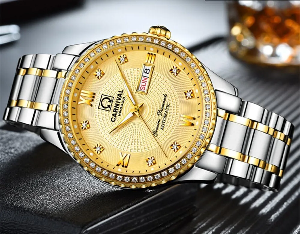 and Women Automatic Mechanical Watch Romantic for Her or His Set of 2 Carnival Couple Watches Georgia forebear pleasant Men 