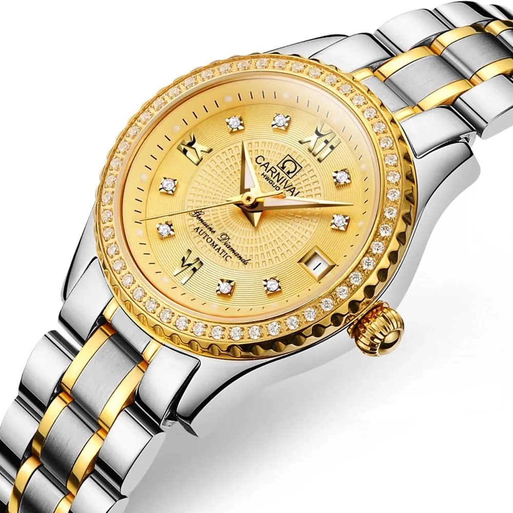 and Women Automatic Mechanical Watch Romantic for Her or His Set of 2 Carnival Couple Watches Georgia forebear pleasant Men 