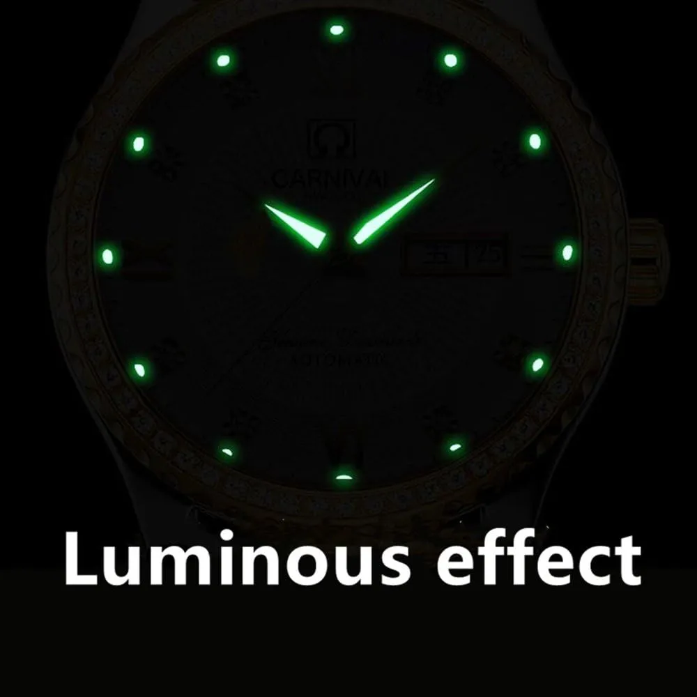 and Women Automatic Mechanical Watch Romantic for Her or His Set of 2 Carnival Couple Watches Georgia forebear pleasant Men 