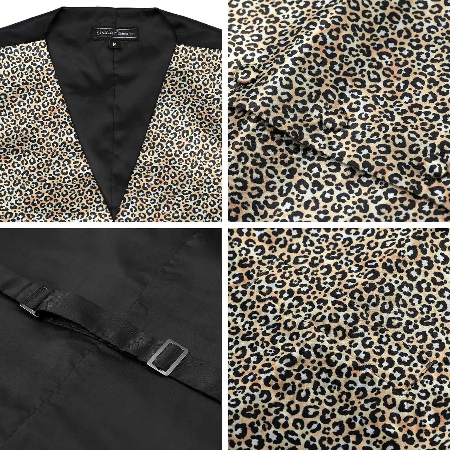 Animal Skin aggregate thousandfold scam Chicago outwork Space Pattern Avocado Necktie Hanky Set Mens Dress Vest 