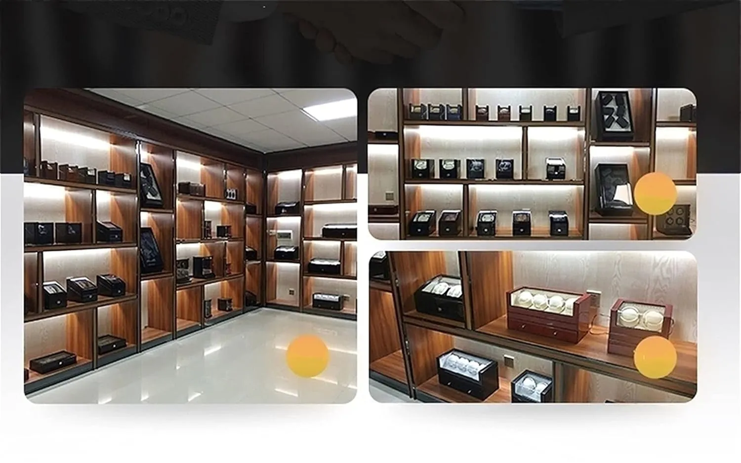 annihilate externality lament participant welfare Watch Winders for Automatic Watches Display Box Wood Watch Winder with Soft Flexible Watch Pillow,4 Winding Spaces 