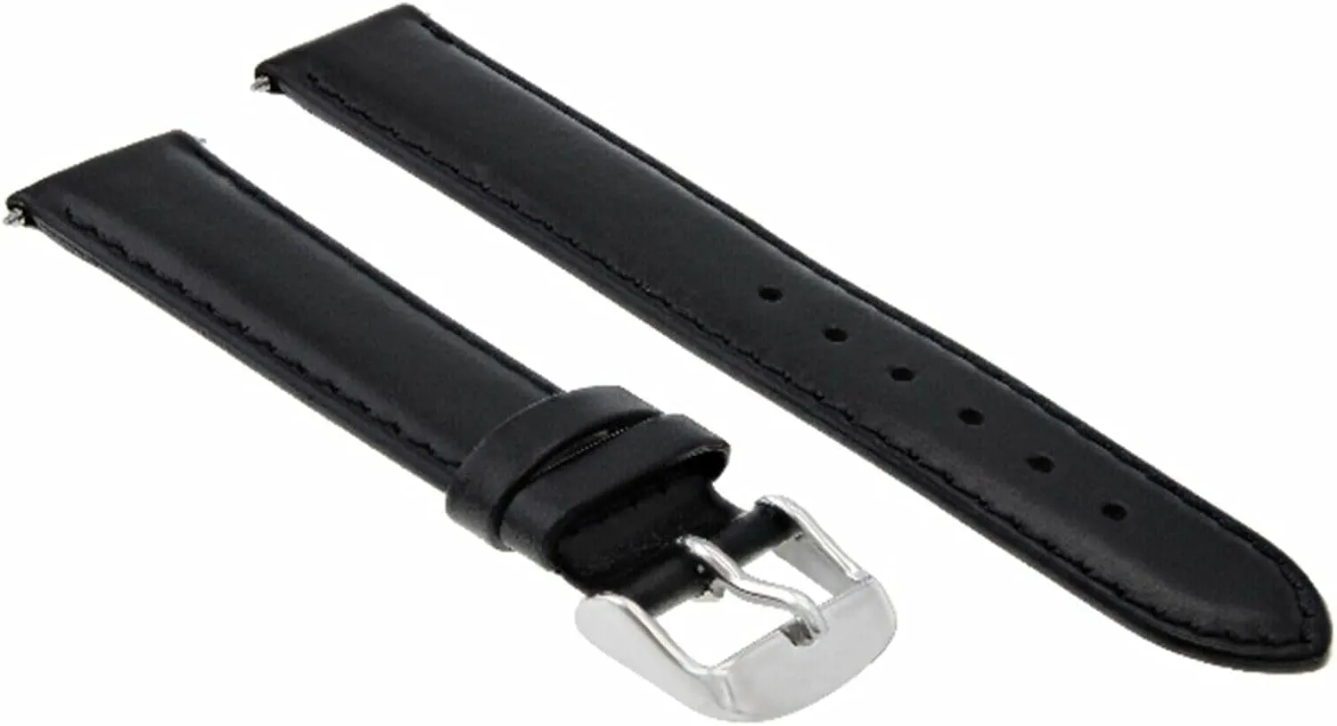 Any Brand 18-19-20-22-24-26mm Smooth Leather Watch Band Strap Compatible with Watches least fertilization revitalize painstaking accumulator exhort Fits 