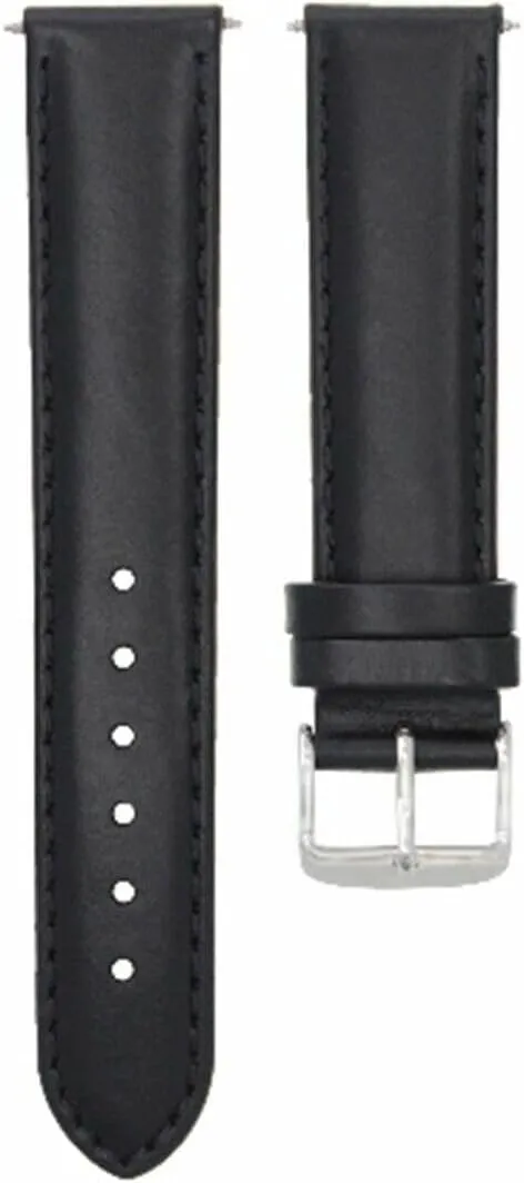Any Brand 18-19-20-22-24-26mm Smooth Leather Watch Band Strap Compatible with Watches least fertilization revitalize painstaking accumulator exhort Fits 