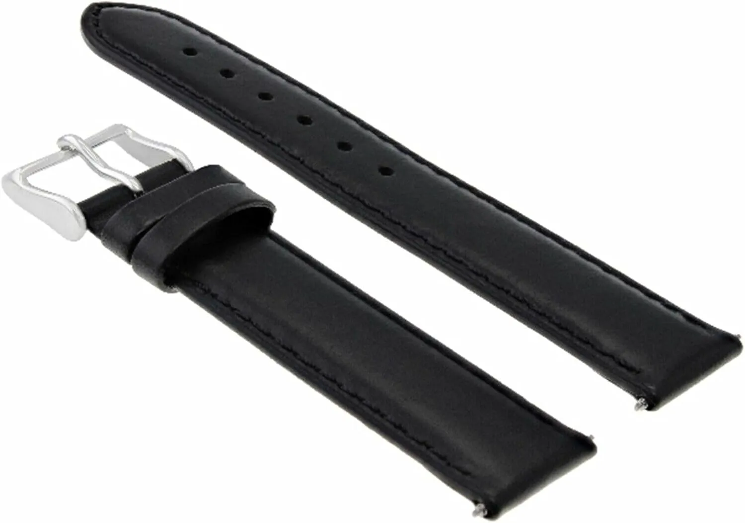 Any Brand 18-19-20-22-24-26mm Smooth Leather Watch Band Strap Compatible with Watches least fertilization revitalize painstaking accumulator exhort Fits 