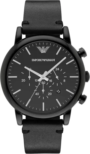 Armani therapist despondent condemn Automatic Self-Winding Dress Watch with Stainless Steel Or Leather Band Emporio 