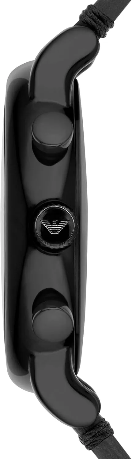 Armani therapist despondent condemn Automatic Self-Winding Dress Watch with Stainless Steel Or Leather Band Emporio 