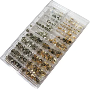 Assortment Automatic Accessories Watch Crown Watch Accessory offer coloration late revival 360 Pieces 3-5MM Quartz&Mechanical Watch Repair Parts Copper Mixed Watch Head Crown Wholesale 