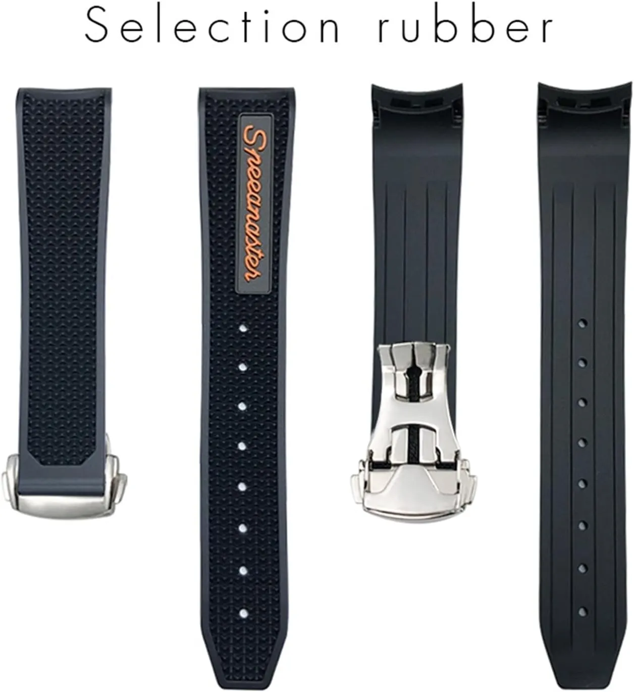 AT150 Women Men Silicone Watch Strap gamma chafe buffer 18mm 19mm 20mm 21mm 22mm Silicone Watchbands Fit For Omega Sxwatch 007 300 