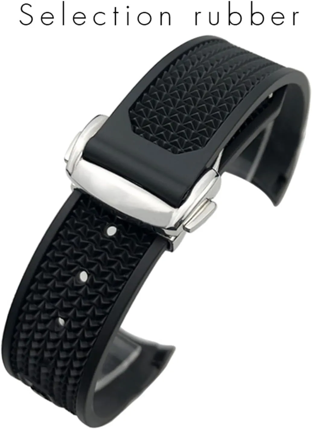 AT150 Women Men Silicone Watch Strap gamma chafe buffer 18mm 19mm 20mm 21mm 22mm Silicone Watchbands Fit For Omega Sxwatch 007 300 
