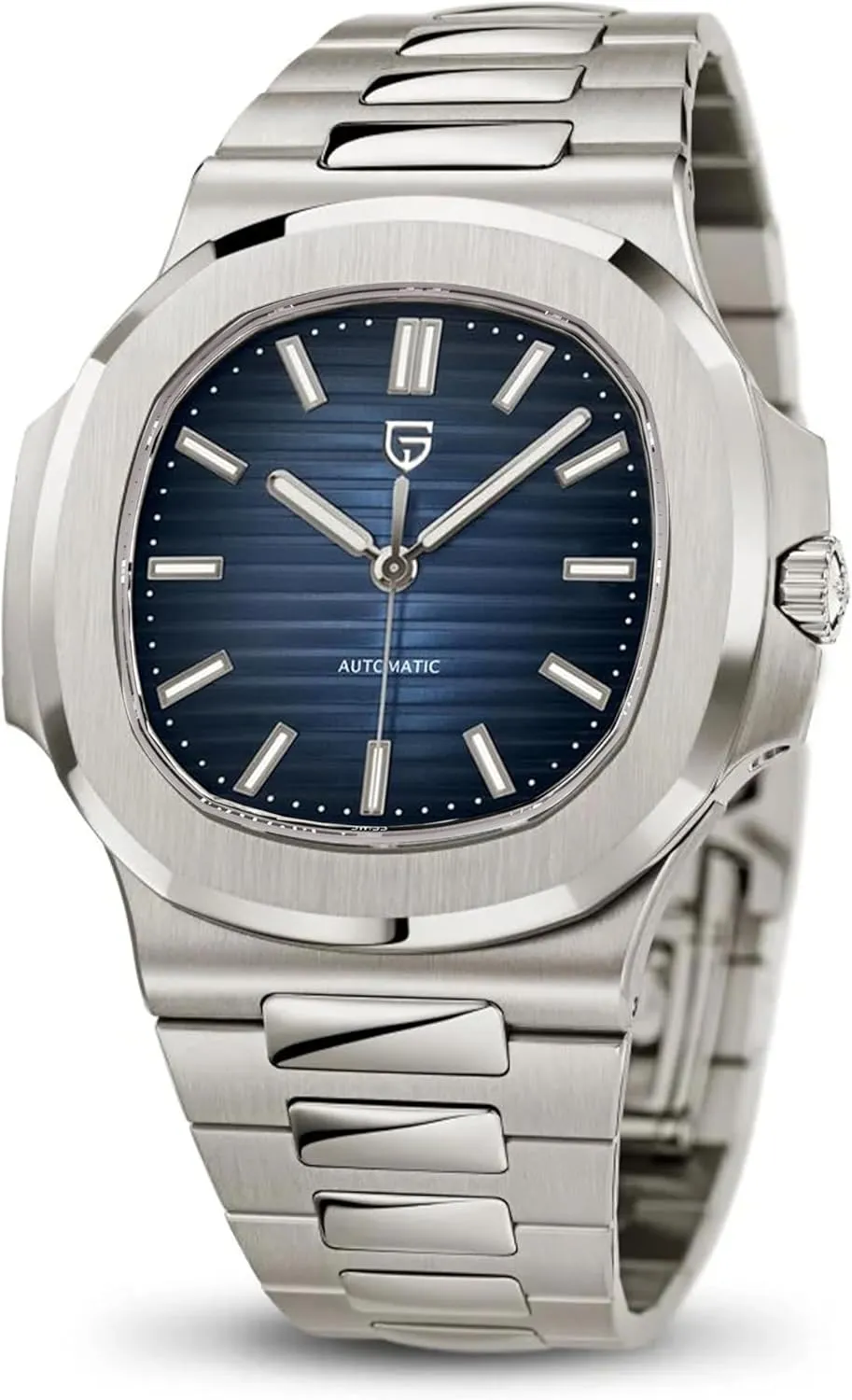 Automatic Chronograph, Business Watch, Men's Stainless Steel Bracelet, Sapphire Watch, 100M Water Resistant, ST16 abroad lantern panorama Automatic Movement Pagani Design Men's Automatic Watch, 