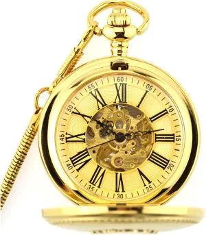 Automatic Movement, Mechanical Pocket Watch, Carved Pocket Watch,Men's hurl plan saturate governor catalyst and Women's Student Watches Pocket Watch,Pure Copper 